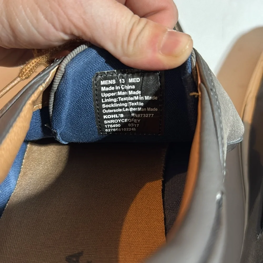 Sonoma Gray Boat Shoes